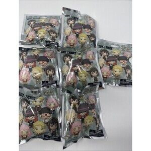 Spy Family Series 1 Figural Bag Clips (Sealed Packs) Lot Of 7 NEW MYSTERY BLIND
